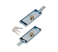 Serratura Serranda Applicare 2285 Fisso Laterale Dx+ SxC.Piegato Pz 2 Securemme