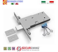 Serratura Sicurezza Ad Infilare Per Cancelli Porte FERRO Triplice SECUREMME ITA