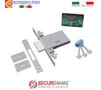 Serratura Sicurezza Infilare Per FERRO Cancelli Triplice SECUREMME Entrata 60 70