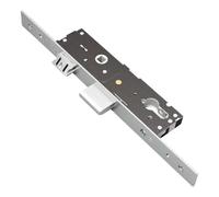 Serratura sicurezza ingranaggi cassa stretta per montanti entrata 30 mm Inox