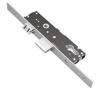 Serratura sicurezza ingranaggi cassa stretta per montanti entrata 35 mm Inox