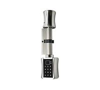 Serratura Smart Cilindro TUYA App Password Fingerprint Biometrico Electronic Smart Door Lock Tastiera digitale Codice Keyless Lock Porta Casa Ufficio Appartamento(60mm)