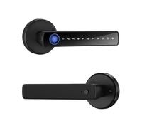 Serratura Smart, Con impronta digitale biometrica Serratura intelligente for porta Serratura elettronica digitale Password Impronta digitale Maniglia for porta di sicurezza senza chiave Casa