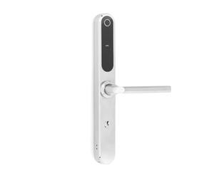 Serratura Smart con Maniglia Intelligente e Controllo via App TTLock - Apertura con Impronta Digitale, Codice o Smartphone - Serratura Elettrica con Cilindro per Porta Interna o Cancello Esterno -72mm