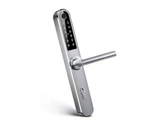 Serratura Smart con Maniglia Intelligente e Controllo via App TTLock - Apertura con Impronta Digitale, Codice o Smartphone - Serratura Elettrica con Cilindro per Porta Interna o Cancello Esterno- 92mm