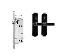 Serratura Smart, Elettronica for la casa Tuya Serratura senza fili Maniglia biometrica for impronte digitali Serratura intelligente impermeabile con codice chiave di sicurezza ,Smart Lock Facile da In