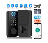 SERRATURA SMART GENERIC Blocco porta intelligente per porta d'ingresso Wi-Fi TUYA con tastiera e impronta digitale