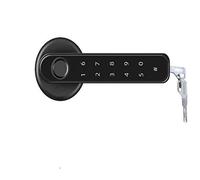 Serratura Smart Home Smartlife Impronte digitali e amp;PIN Wireless Smart Handle Lock Biometria Tuya Blue-tooth Access Control Door Lock Porta Casa Ufficio Appartamento(Kit1)