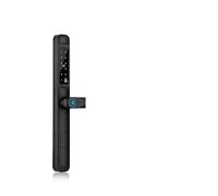 Serratura Smart Impronta Digitale Esterna Impermeabile TUYA APP Codice Carta RFID Serratura Elettronica Intellinte Senza Chiave Scorrevole In Alluminio/vetro Porta Casa Ufficio Appartamento(3085,Noir)