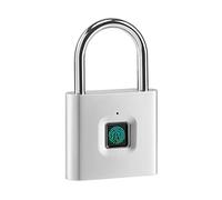 Serratura Smart, Lucchetto for impronte digitali Tuya Smart Sicurezza domestica Antifurto Telecomando impermeabile Alimentazione a batteria Serratura senza chiave USB ,Smart Lock Facile da Installare(