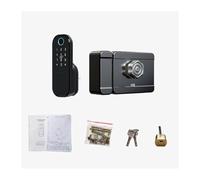 Serratura Smart, Rivestimento antiruggine, impronta digitale, app, serratura esterna, telecomando, codice, porta intelligente senza chiave, serratura elettrica