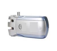 Serratura Smart, Serratura a chiave con telecomando, serratura invisibile, intelligente, con controller cromato(Blauw)