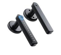 Serratura Smart Serratura Elettronica Digitale Serratura Intellinte Smart Home Impronta Digitale Biometrica For Tuya Password APP Senza Chiave Sblocca Sicurezza Porta Casa Ufficio Appartamento(Noir)