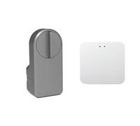 Serratura Smart Smart Door Lock Password digitale Installazione adesivo intelligente compatibile con Tuya Smart Electronic Door Lock Porta Casa Ufficio Appartamento(Lock gateway)