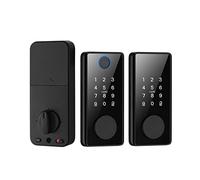 Serratura Smart, Tuya Smart Deadbolt Locks Door Entry Front Keyless Fingerprint Keypad Digital Lock for Home Apartment(TYPE 1)