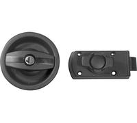 Serratura sts per porta caravan destra composta da serratura interna / serratura esterna per porte di spessore 35-39 mm