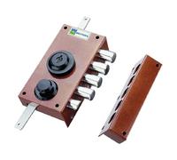 SERRATURA TRIPLICE ART. 436 436 Dx E 42 - mm 80x152 MOTTURA