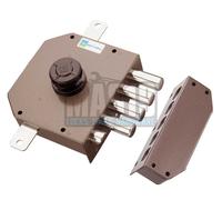 SERRATURA TRIPLICE CON CILINDRO A POMPA MOTTURA 30631