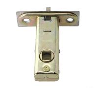 Serratura tubolare a mortasa in lega di zinco, con bullone interno, chiusura a molla a forcella, adatta per porte interne, compatibile con leve delle porte con struttura passante per bullone, uso