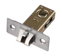 Serratura tubolare a mortasa in lega di zinco con chiusura a forcella, reversibile per porte con apertura a sinistra o destra (35 mm)