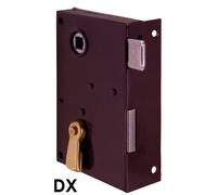 Serratura da Applicare Scrocco e Catenaccio Bonaiti Art.185 Mis. 60 mm Verso Sx