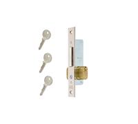 Serratura verticale da infilare cancelli e porte metalliche frontale 16 mm Zincato