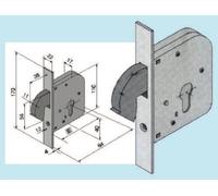 Serratura Welka per cancelli 06850000