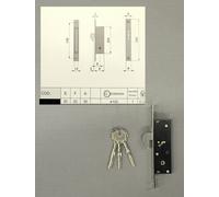 serratura YALE YF5815 a gancio compatibile con OMEC 4626 e NUOVA FEB 5815