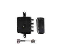 Serratura triplice da applicare s/scrocco doppia mappa 57162 (ex57120) - mm.64 d