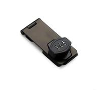 Serrature con catenaccio per capanni, 2 pezzi Lucchetto a chiave con combinazione a 3 cifre multicolore(Black)