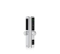 Serrature delle Porte, Serrature biometriche impermeabili for impronte digitali DQ Serratura for porta elettronica intelligente rotonda Serratura con codice a scheda RFID for porta in vetro in allumin