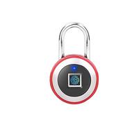 Serrature Delle Porte USB Ricaricabile Porta Smart Lock Lucchetto for impronte digitali Sblocco rapido Metallo in lega di zinco Elevata identificazione Blocco sicurezza(P2Z-RED)