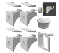 Serrature di sicurezza per bambini, a prova di bambini, serrature per cassetti e armadietti, forte magnete, protezione delle mani, senza fori per armadi, bambini, cassetti Maodom