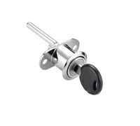 Serrature di sicurezza per cassette postali Serrature for Armadietti 4 Set Cilindro A Camma In Lega Di Zinco Tripla Chiusura Con Chiave Home Office 16mm/19mm(Silver-19mm)