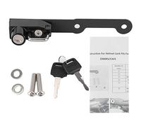 Serrature e meccanismi di chiusura-,Lucchetto per casco moto Yctze, porta lucchetti per casco in lega di alluminio Lucchetti antifurto neri adatti per Z900RS / CAFE