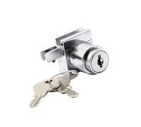 Serrature for ante scorrevoli in vetro for vetrine in lega di zinco, ferramenta for mobili for vetro temperato da 5-8 mm, 1 pezzo