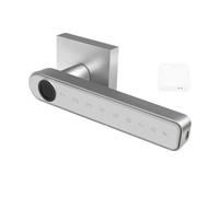 Serrature for impronte digitali con serratura intelligenteTUYA App Control Password biometrica for Maniglia domestica elettriche Installazione semplice fai da te(Gateway S)
