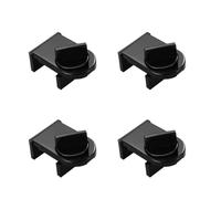 Serrature for porte scorrevoli for finestre Tappo for ghigliottina 4 pezzi Marrone e nero(Black)