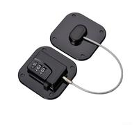 Serrature in metallo per bambini per proteggere armadi e frigoriferi senza sforzo senza compromettere lo stile (nero)