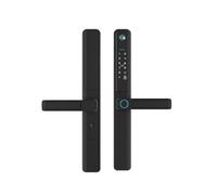 Serrature intelligenti, Impronta digitale Password App IC Card Key Smart Door Lock Nero
