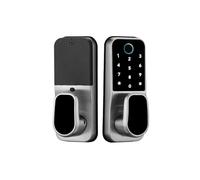 Serrature intelligenti, Impronta digitale Password Card Key Smart Lock Multicolor(Nero)