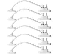 Serrature limitatrici per finestre per bambini, con chiave, per UPVC, lunghezza cavo 20 cm, per la sicurezza dei bambini, limitatore di apertura per porte e finestre, per casa, scuola, pubblico (6