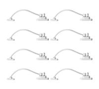 Serrature limitatrici per finestre per bambini, con chiave, per UPVC, lunghezza cavo 20 cm, per la sicurezza dei bambini, limitatore di apertura per porte e finestre, per casa, scuola, pubblico (8
