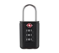 Serrature per bagagli accettate, 1 lucchetto a combinazione per bagagli, approvato per valigie, codice bagagli, set propria cifra Loocks in acciaio inox per valigie