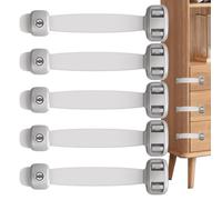 Serrature per bambini, multiuso per bambini, serrature di sicurezza per bambini, chiusura per armadio a prova di bambino, design invisibile e sbloccato, accessori per armadietti per porte di soggiorno