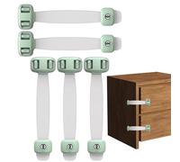 Serrature per bambini per armadi e cassetti, multiuso a prova di bambino, serrature per cassetti a prova di bambino, serratura di sicurezza portatile per porte di armadi e elettrodomestici