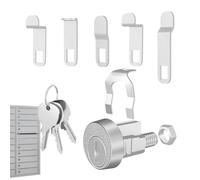 Serrature per cassette postali con chiavi di ricambio, cilindro in lega di zinco con 3 chiavi, forniture da giardino per terrazza, portico anteriore, esterno, piscina, passerella, balcone, cortile