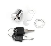 Serrature per cassetti da 10/16/20/25/30/40 mm, con 2 chiavi, per mobili, porte, armadietti, per ufficio, scrivania, cassetta delle lettere, 1 pezzo (16 mm molte aperte)