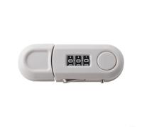 Serrature per cassetti sapientemente realizzate con design facile da usare, accessibilità solo per adulti (bianco)