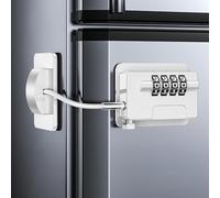 Serrature per frigorifero a prova di bambino con 4 codici di password, chiusura a combinazione per bambini, bambini e adulti, serratura a prova di bambino per armadi e cassetti, forno, finestre